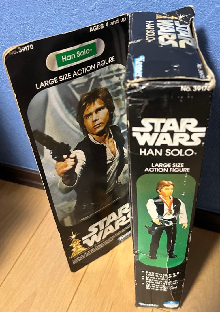 スターウォーズ　オールド　ケナー　ラージ　ハン　ソロ　箱有り