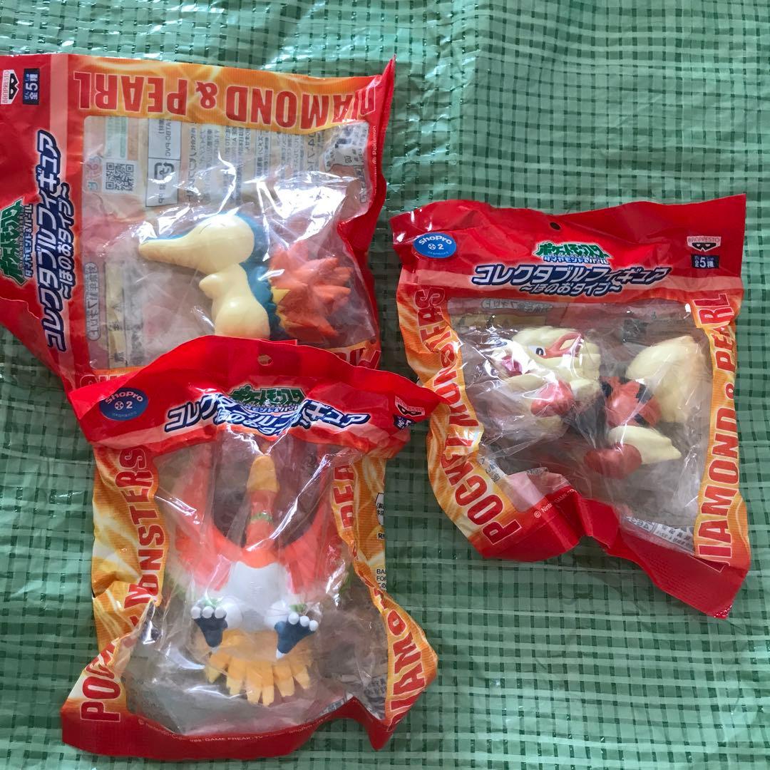 ポケモン　コレクタブルフィギュア　ウインディ　ホウオウ　ヒノアラシ　ほのおタイプ