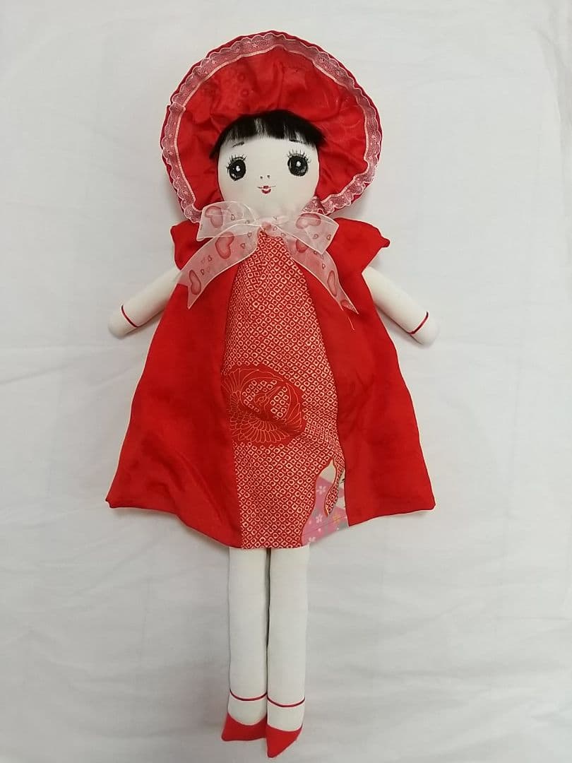 文化人形 シルク 着物 抱き人形