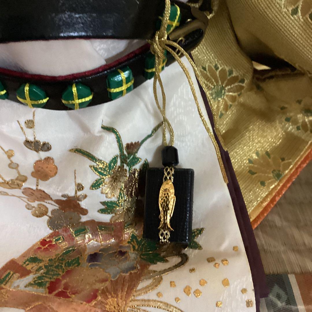 雛人形　親王飾り　水光齊祐月　ひめ咲きびな　頭師　聖祥　鳳凰　中古品