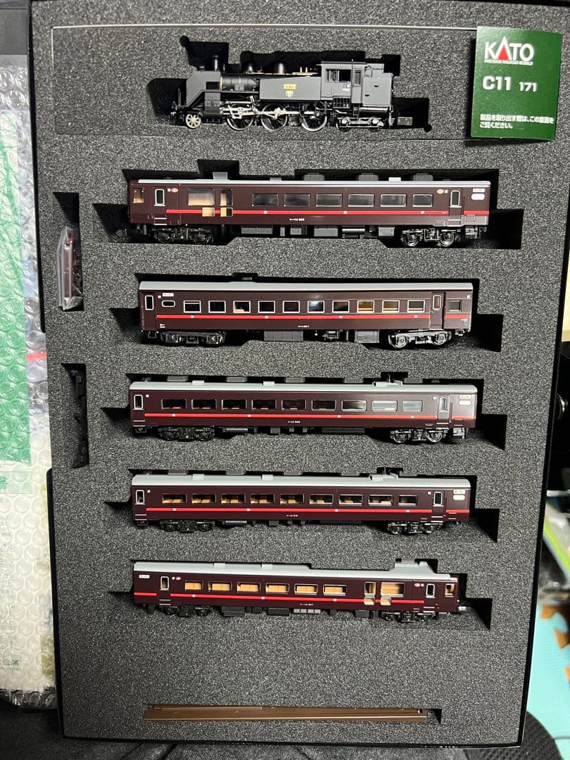 【かがみ】KATO C11 171 + 14系 SL冬の湿原号 6両セット