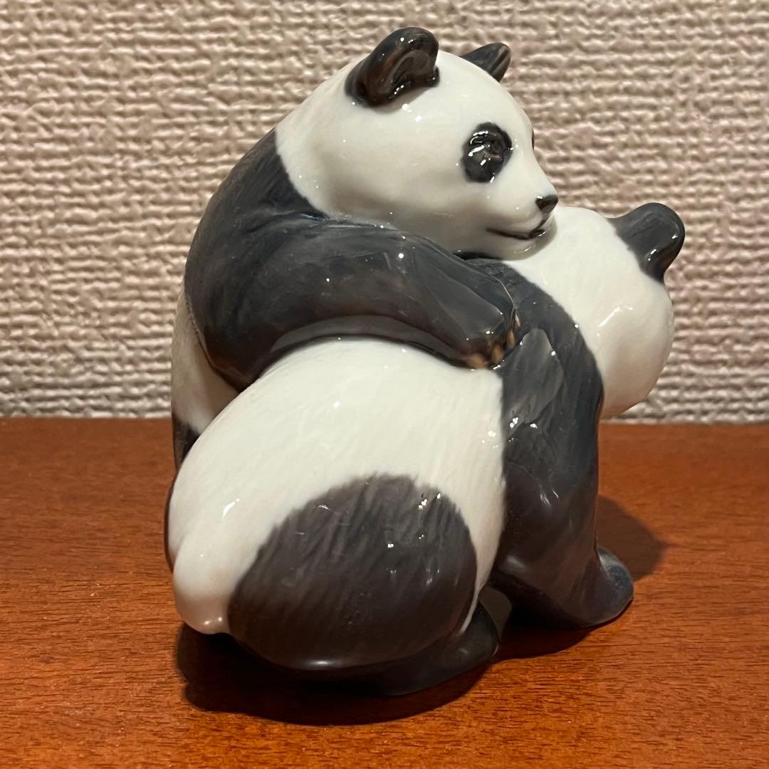 美品　双子　パンダ　ロイヤルコペンハーゲン　フィギュリン　人形　陶器　置物