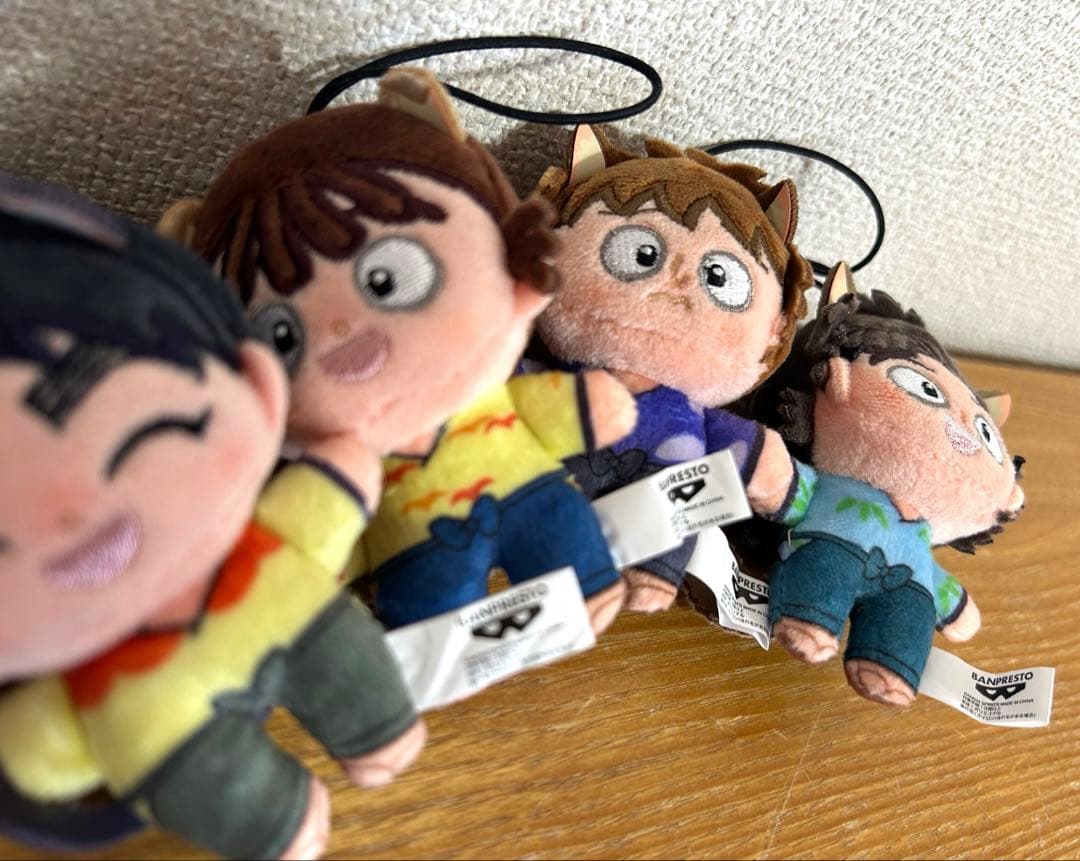 忍たま乱太郎 ナンジャタウン ほわぬい 猫耳ver 尾浜勘右衛門 不破雷蔵他