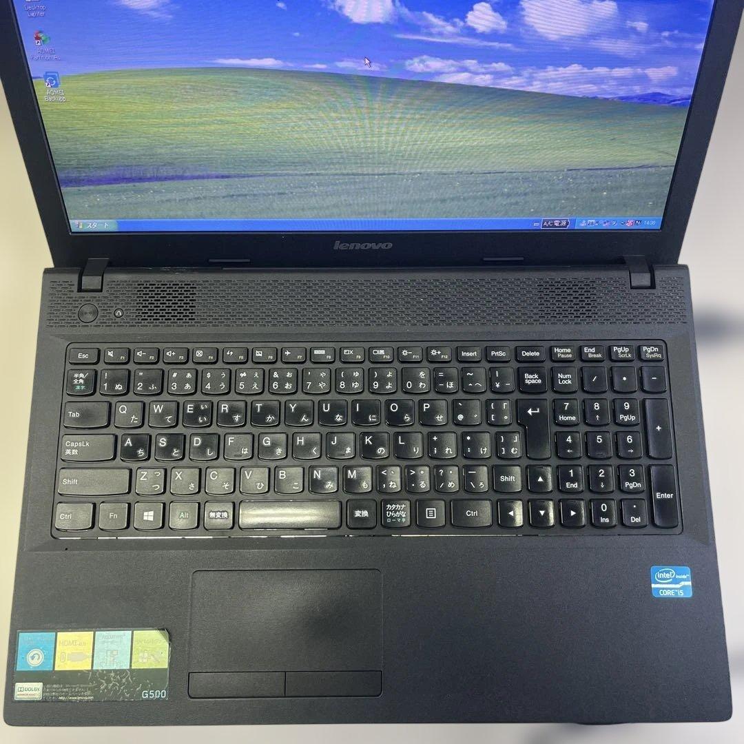 ☆格安美品☆WindowsXP☆レノボ15.6インチ大画面ノート☆第3世代i5