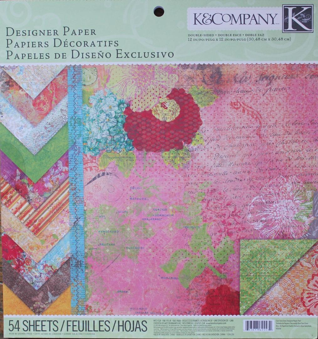 新品★スクラップブッキング★高品質の耐久性の強い紙★カラフルなデザイン★54枚