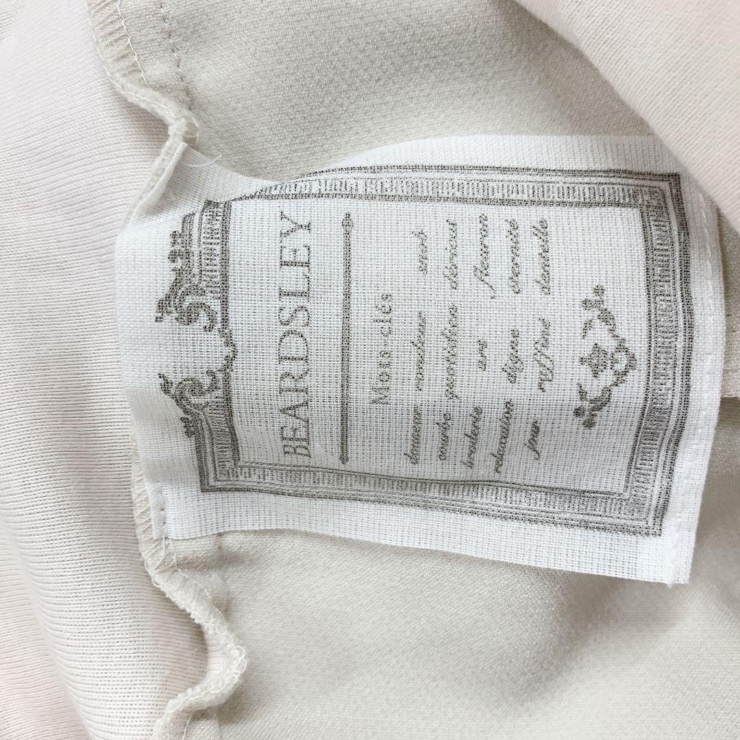 美品 BEARDSLEY ウエストリブキュロットパンツ ワイドパンツ F