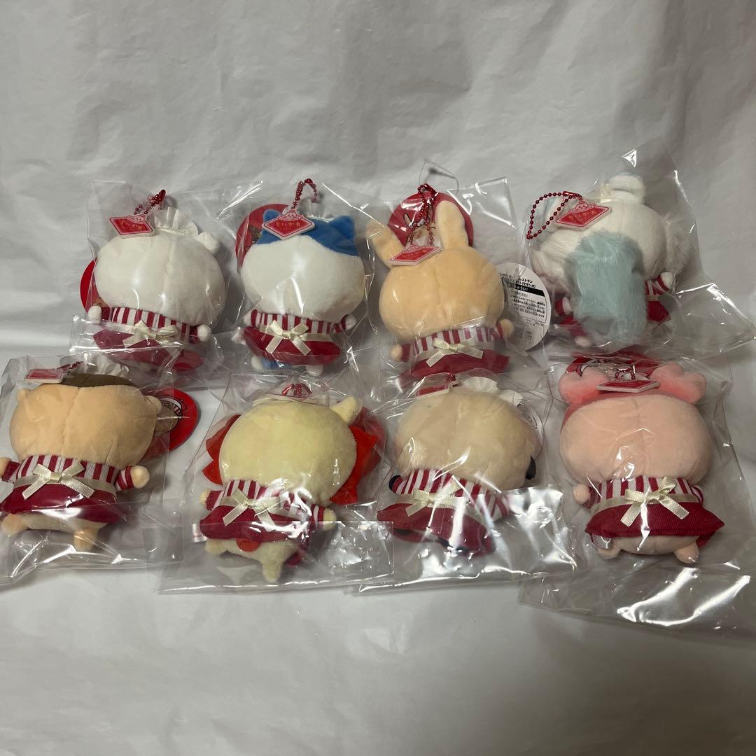 ちいかわレストラン　ホール担当なマスコット全8種類　ぬいぐるみ　新品未使用