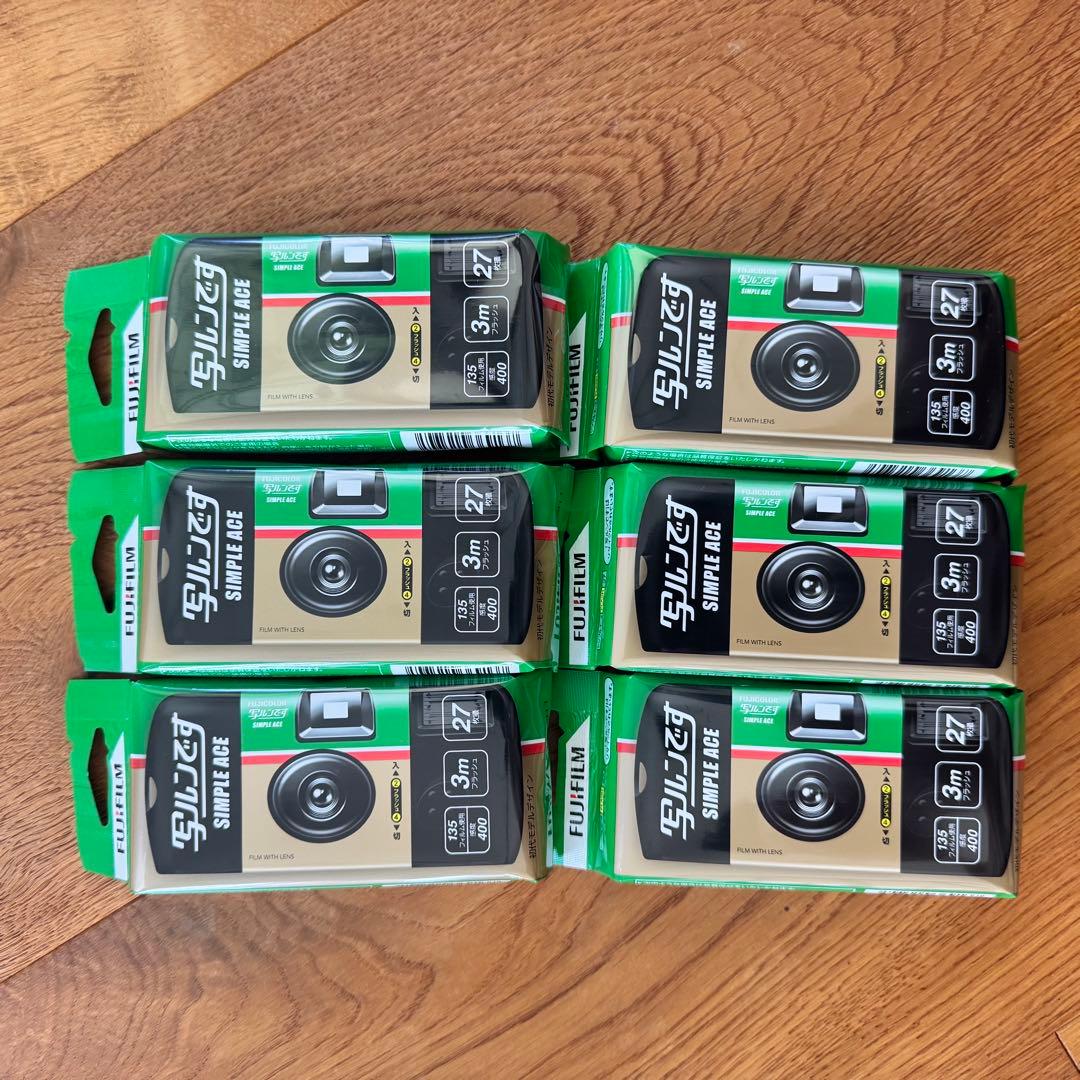 富士フィルム　写ルンです 6個セット
