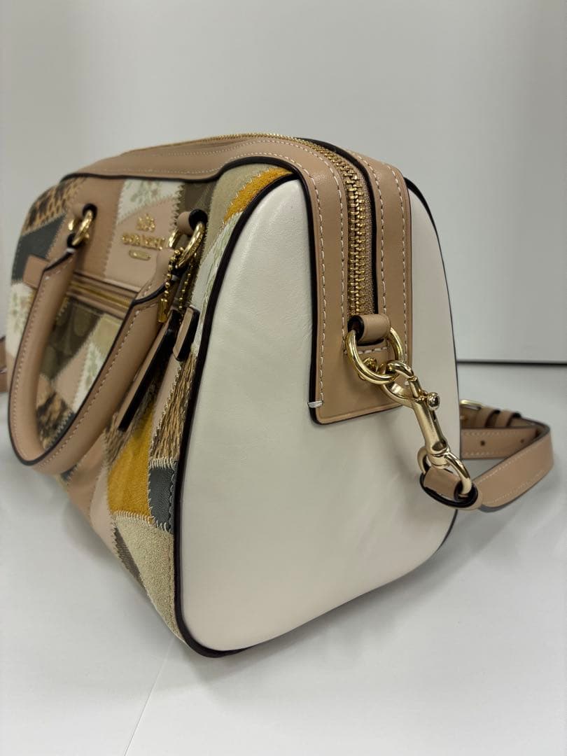 COACH コーチ 2WAYミニボストンバッグ パッチワーク