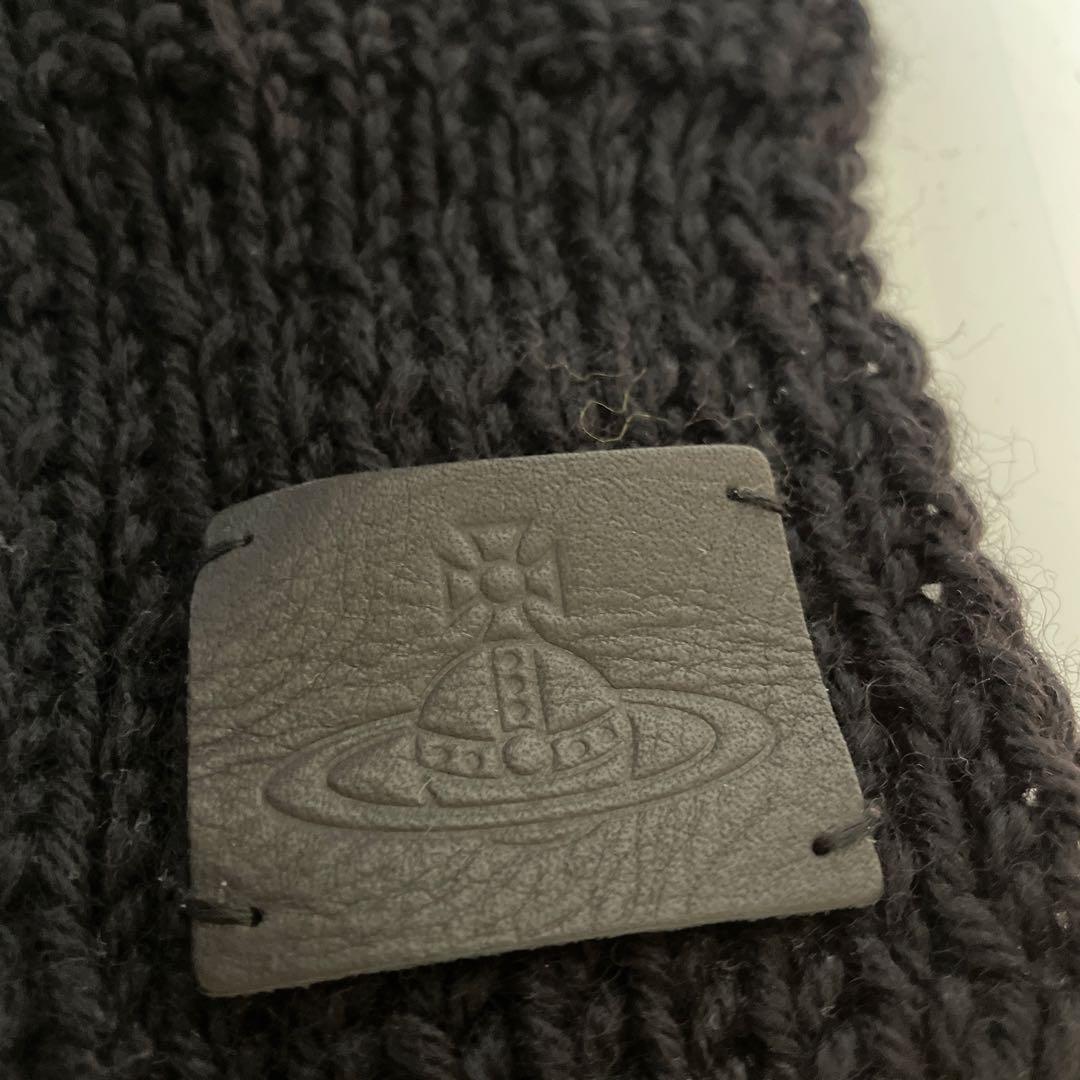 Viviennewestwood ネコ耳ブラックニット帽