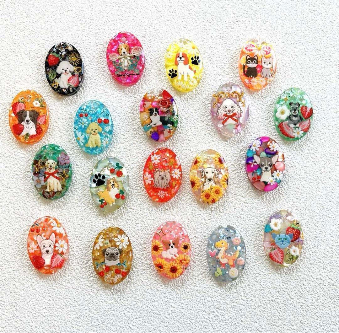 文鳥　桜文鳥　シナモン文鳥　白文鳥　チャーム　ストラップ　レジン　目印　マーカー