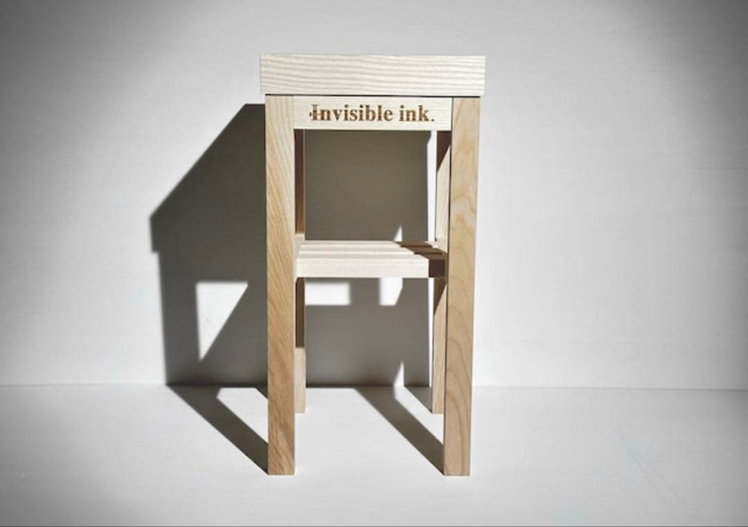 スツール Invisibleink. WOODLAND THE STOOL Natural