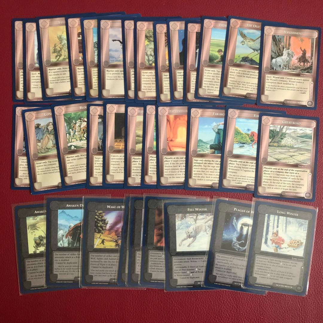 ミドルアース　カード　The Wizards ccg 一つの指輪