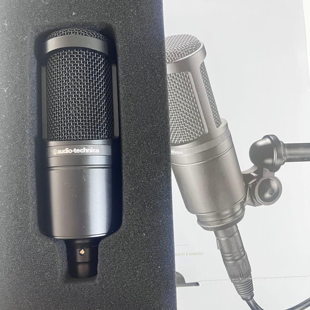 【ほぼ未使用】AT2020 / オーディオテクニカ/コンデンサーマイク