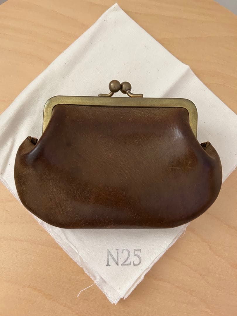 N25がま口財布 チェーン付き