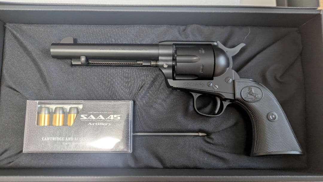 【ほぼ完品】東京マルイ SAA .45 Artillery リボルバー ブラック