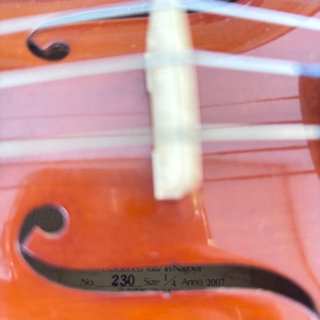 ☆【極美品】スズキ アウトフィット No.230 1/4 バイオリン 2007