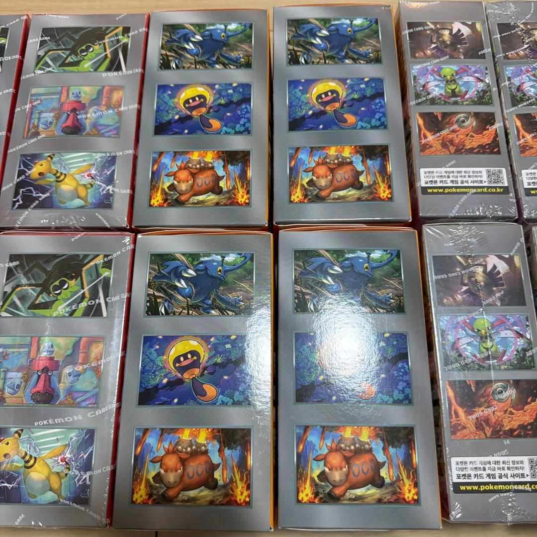 韓国版ポケカ　テラスタルフェスex クレイバースト　ロケット団の栄光　まとめ売り