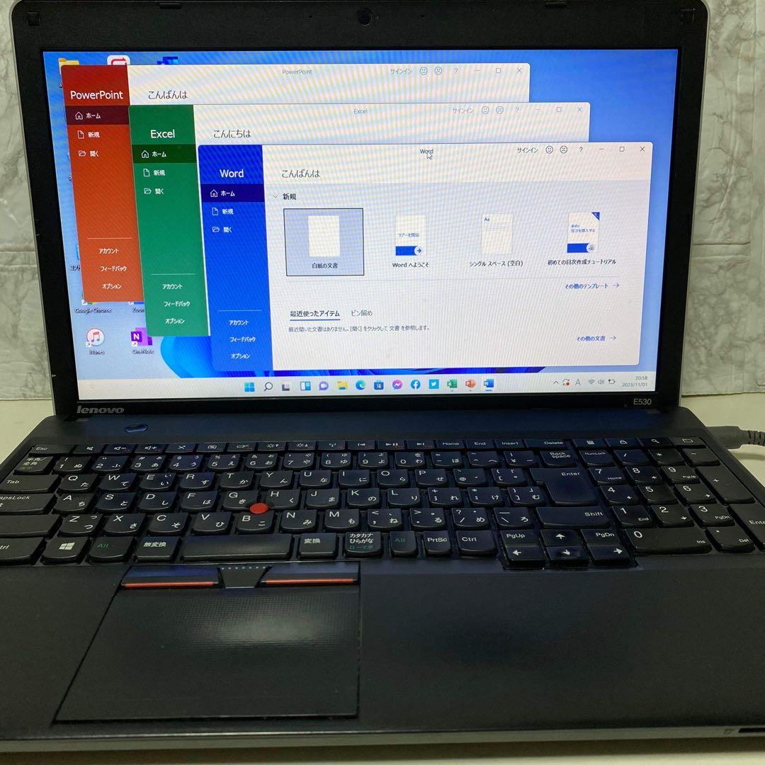 LENOVOノートパソコン　Windows11 オフィス付き