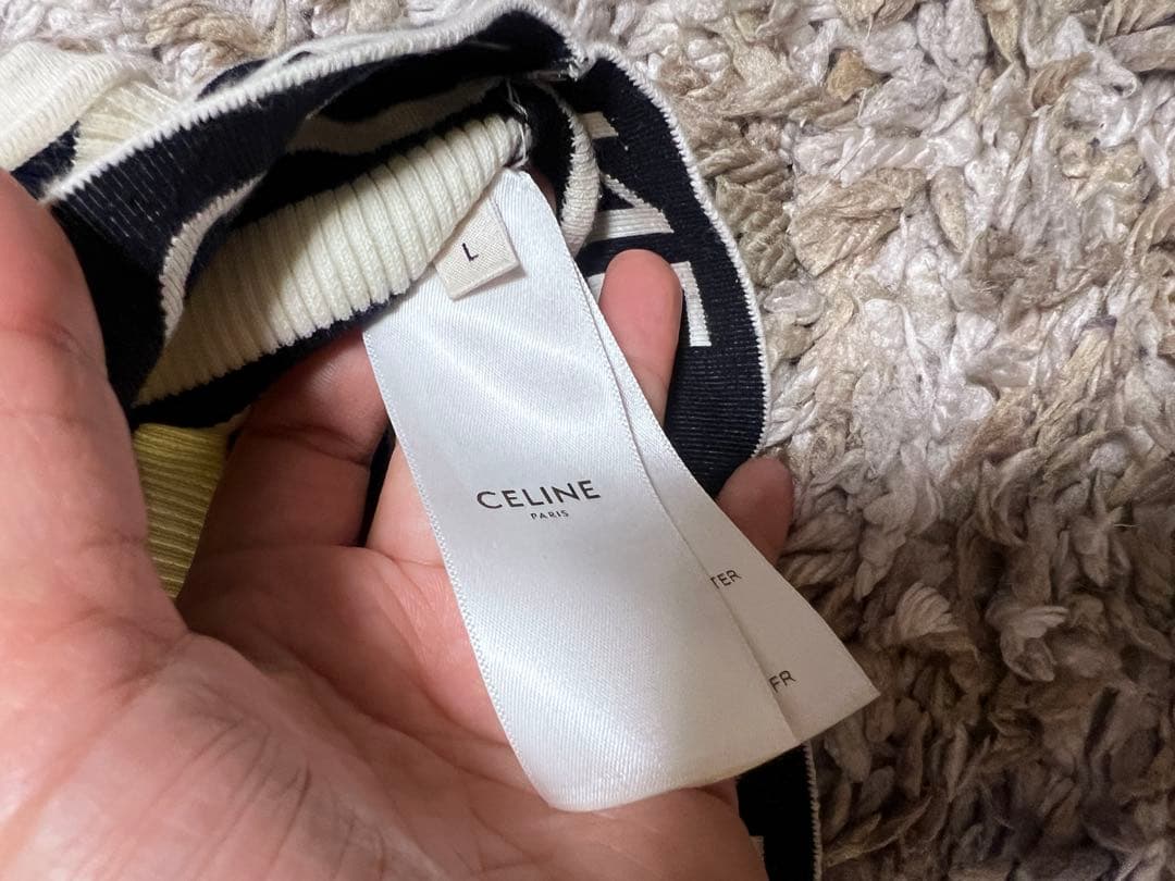 CELINE ストライプ タンクトップ