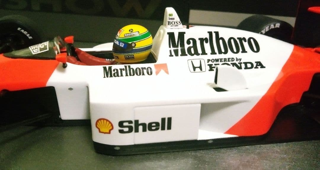 ミニチャンプス 1/18 F1 マクラーレン MP4/4 ホンダ A.セナ