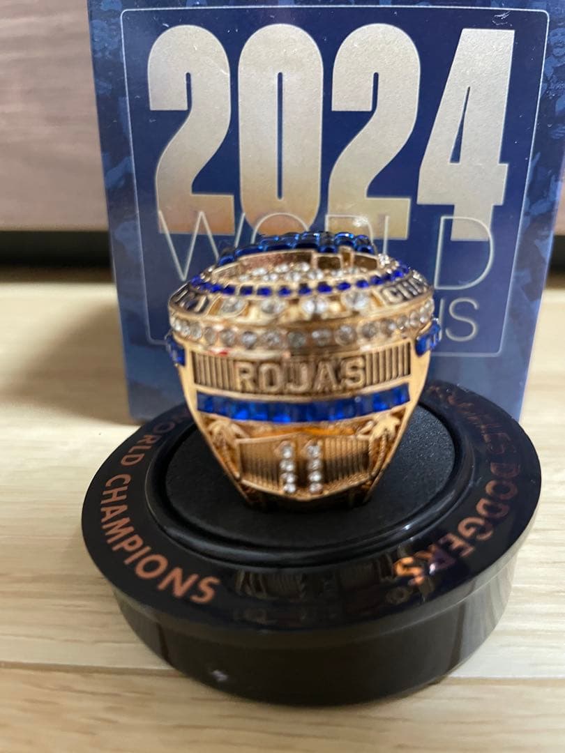 2024年チャンピオンリング　ロハス　ロサンゼルスドジャース