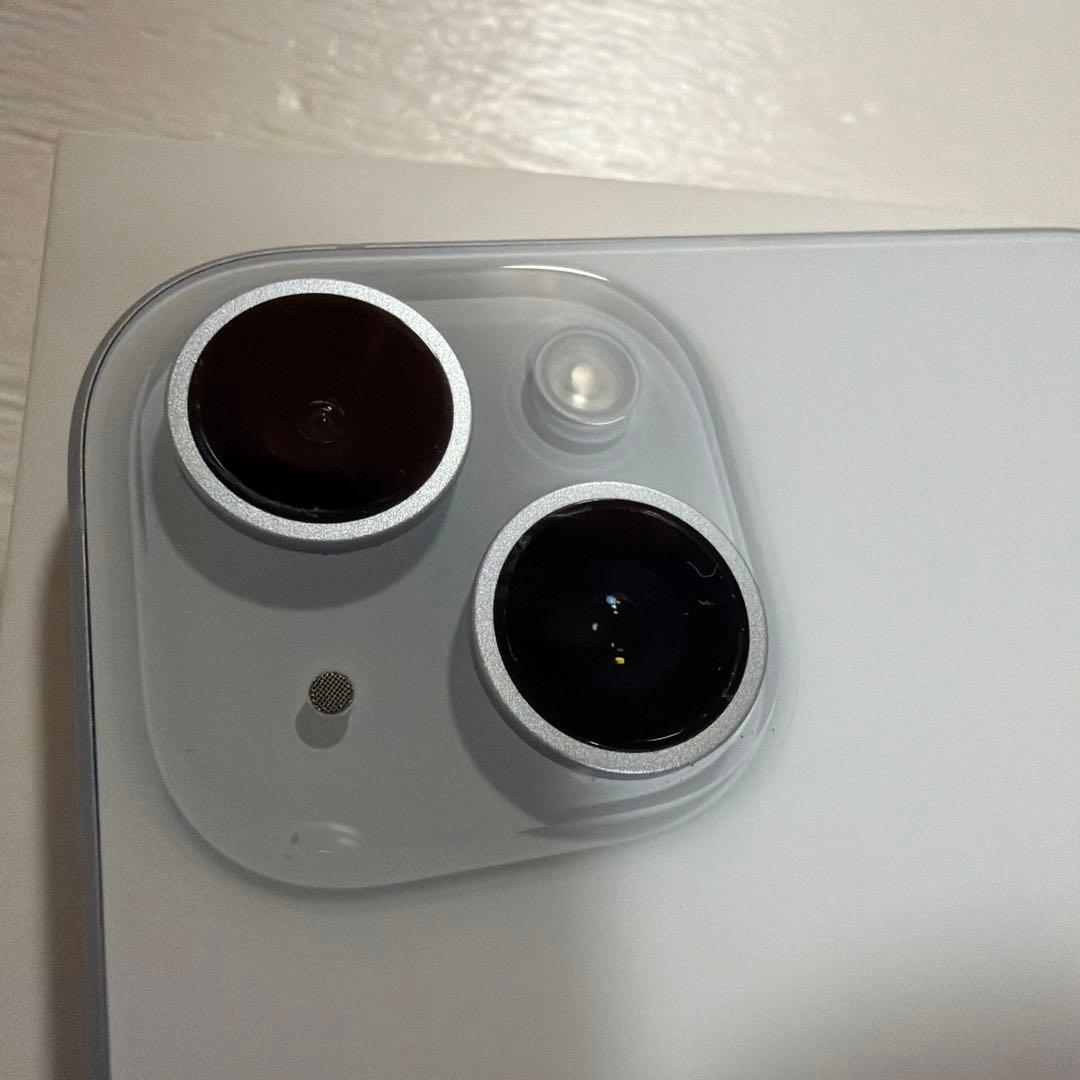 【美品】iPhone15plus 256GB本体 バッテリー90% 充電522回