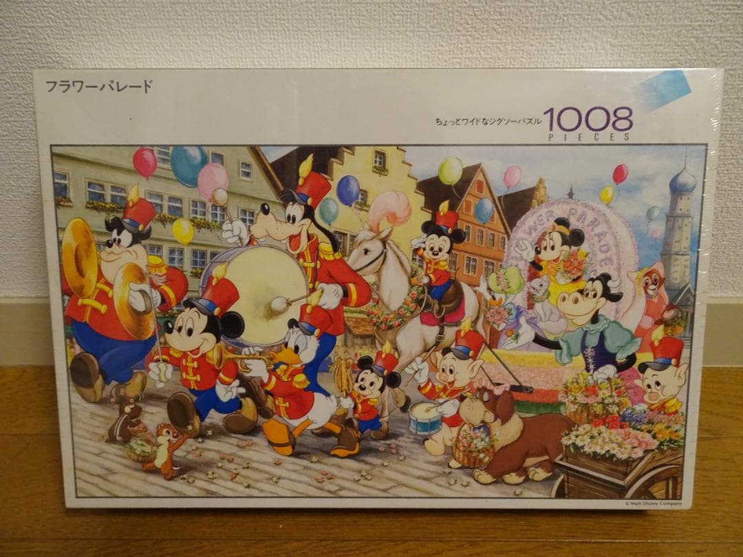 新品、未開封。廃盤品。「フラワーパレード」 1008ピース de-23