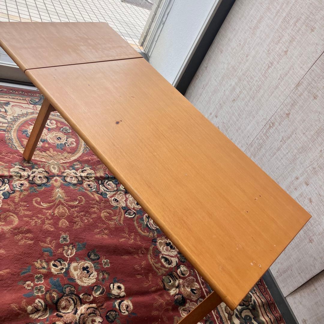 昭和レトロ 天童木工 プライウッド バタフライテーブル ダイニングテーブル