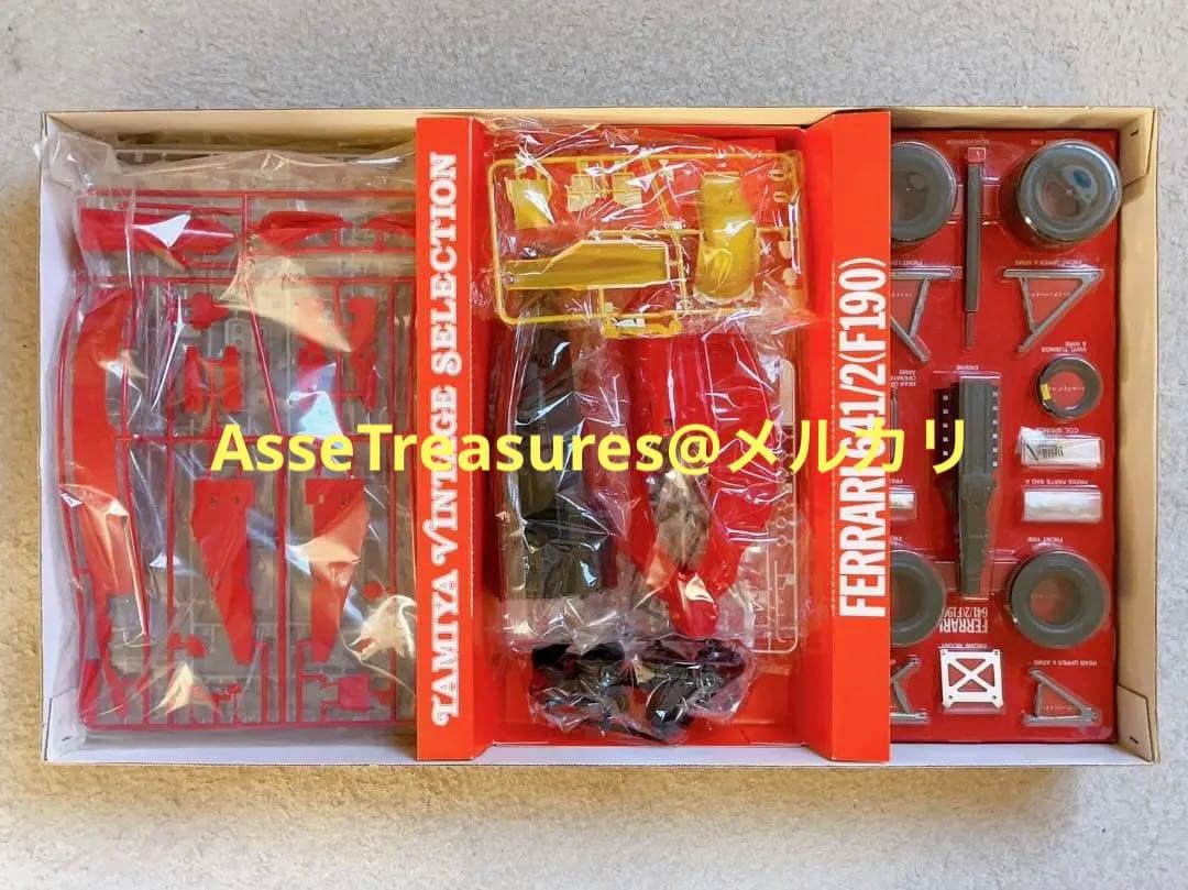 当時モノ 絶版 タミヤ 1/12 フェラーリ641/2 未組立品 w/マールボロ