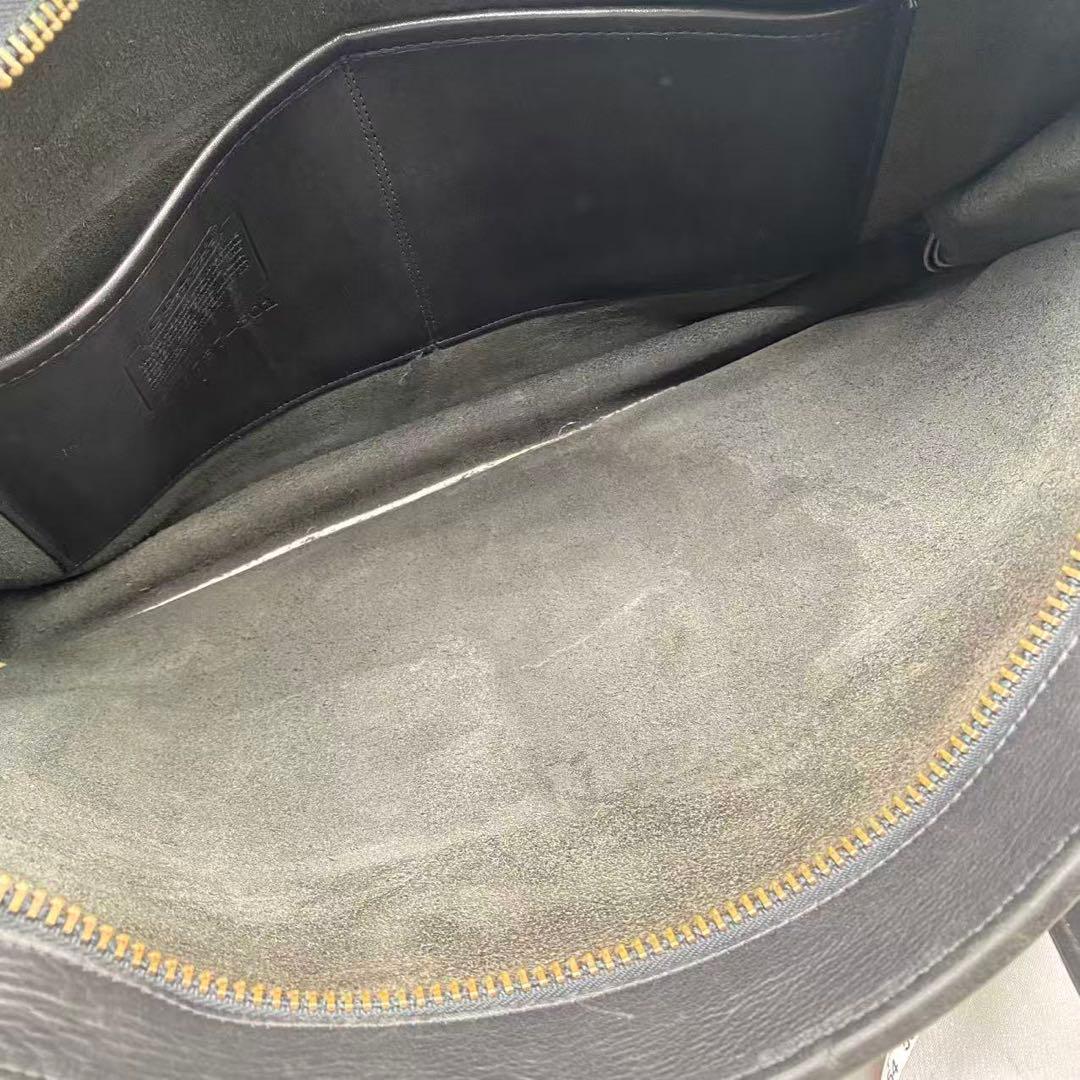 コーチ　オールドコーチ　ビジネスバッグ　レザー　ブラック　301