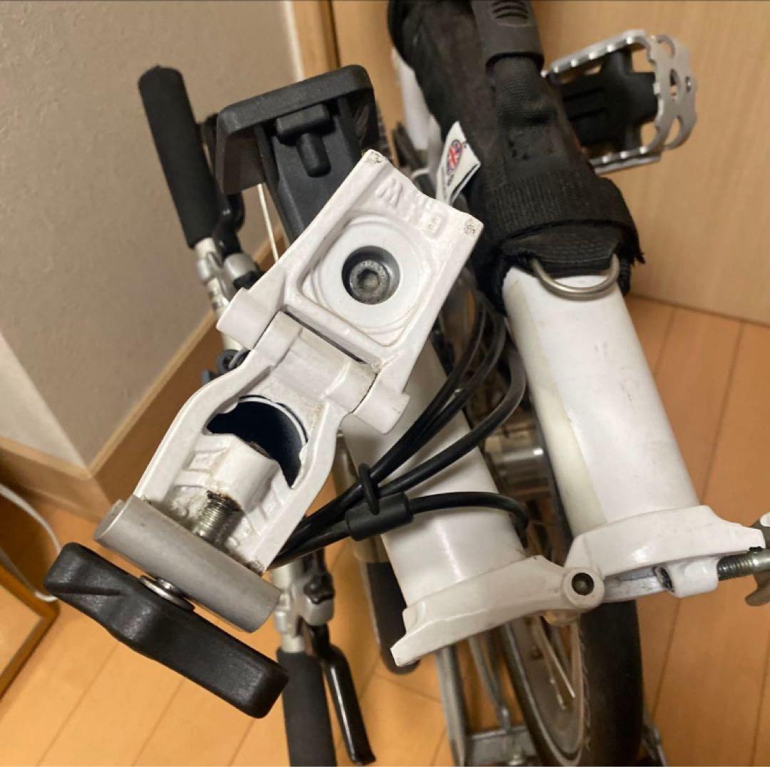 BROMPTON S6R ホワイト　プロンプトンの折りたたみ自転車