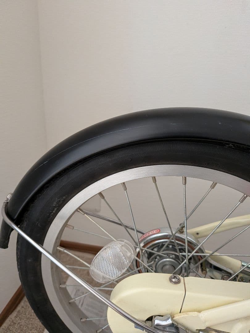 無印良品　子ども自転車　16型幼児自転車　ベージュ　アイボリー　16インチ　双子