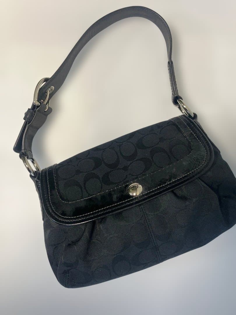 コーチ ショルダーバッグ　ハンドバッグ　シグネチャー F13738