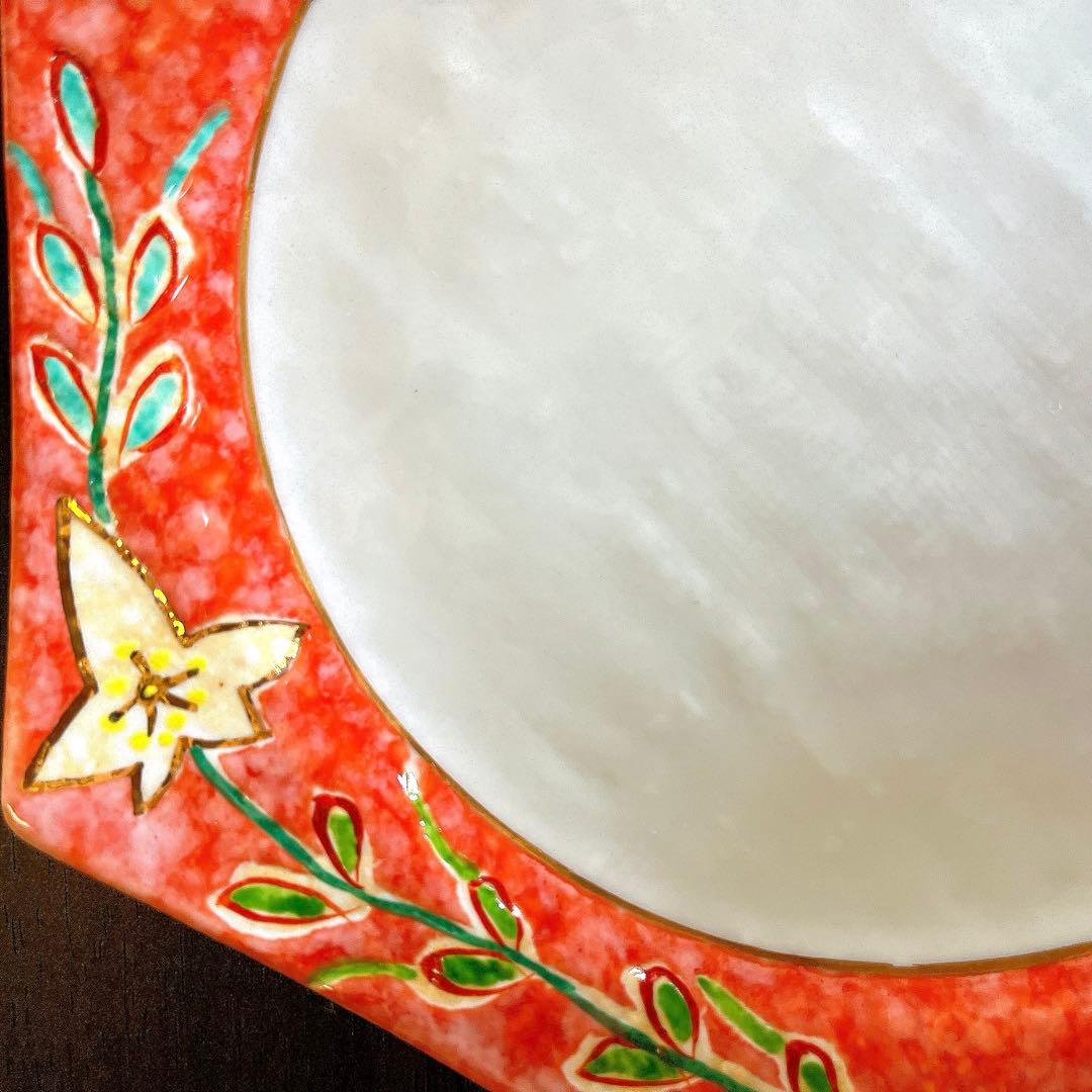 有田焼・陶器製菓子器（1個）六角皿（2枚）3点セット