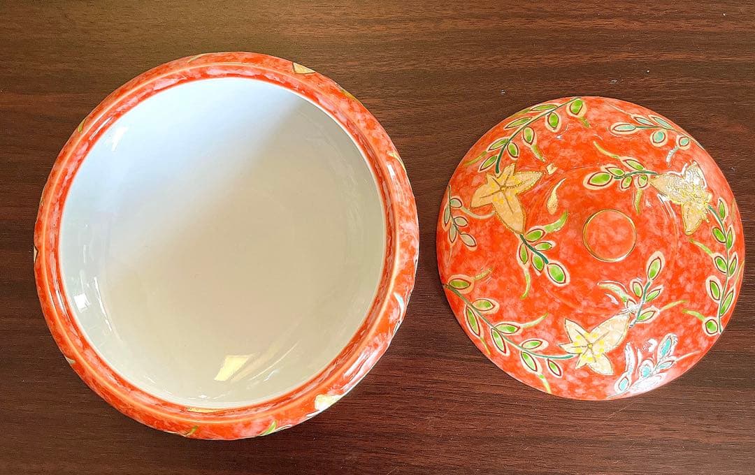 有田焼・陶器製菓子器（1個）六角皿（2枚）3点セット