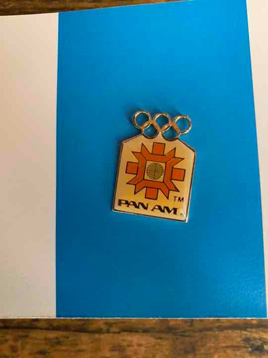 パンナム　1984年オリンピック　バッチ　ビンテージ　レア