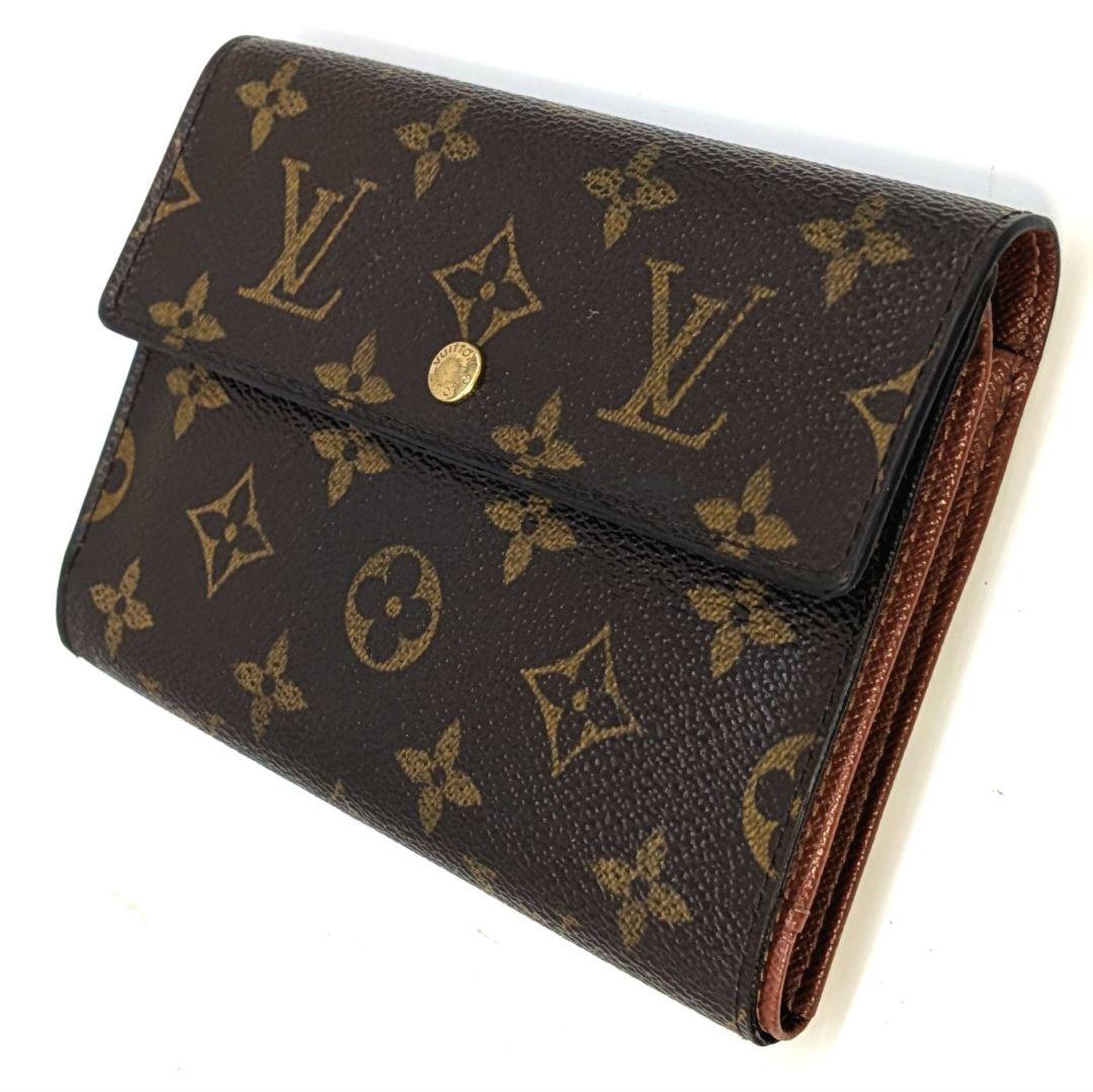 ルイヴィトン モノグラム エテュイ パピエ 三つ折り財布 B47