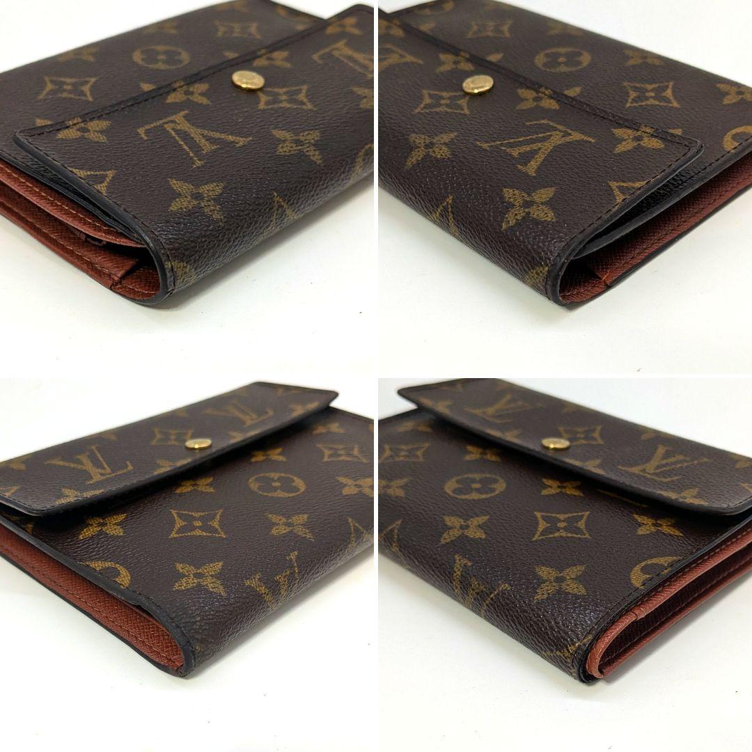 ルイヴィトン モノグラム エテュイ パピエ 三つ折り財布 B47