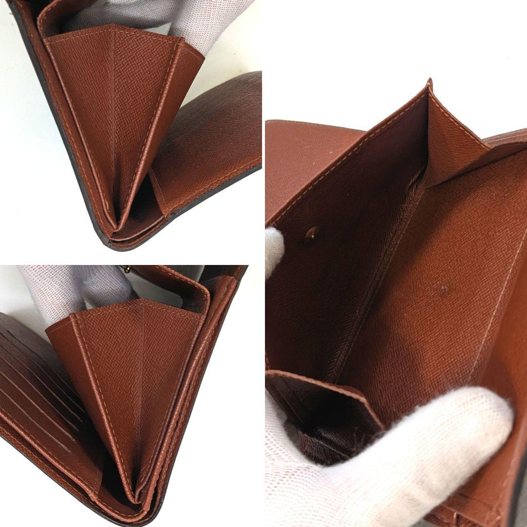 ルイヴィトン モノグラム エテュイ パピエ 三つ折り財布 B47