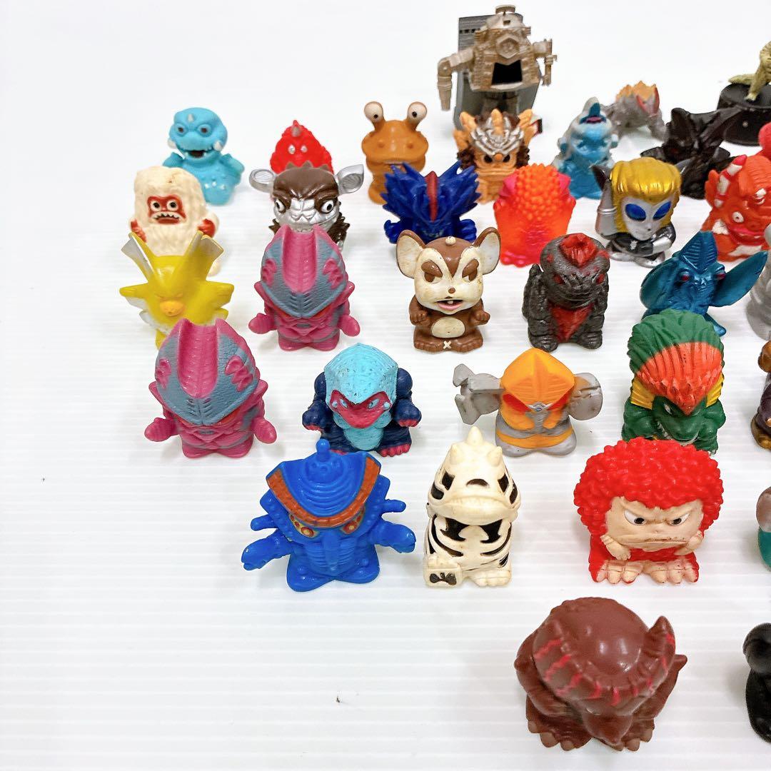 ウルトラ怪獣 指人形 まとめ売り 大量 ソフビ ミニフィギュア等 セット 55体