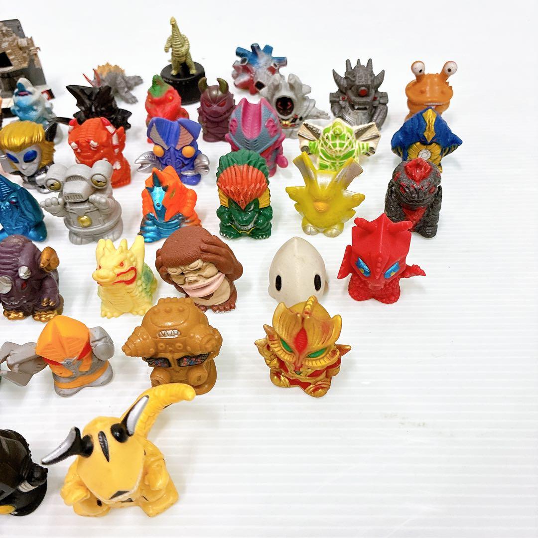 ウルトラ怪獣 指人形 まとめ売り 大量 ソフビ ミニフィギュア等 セット 55体