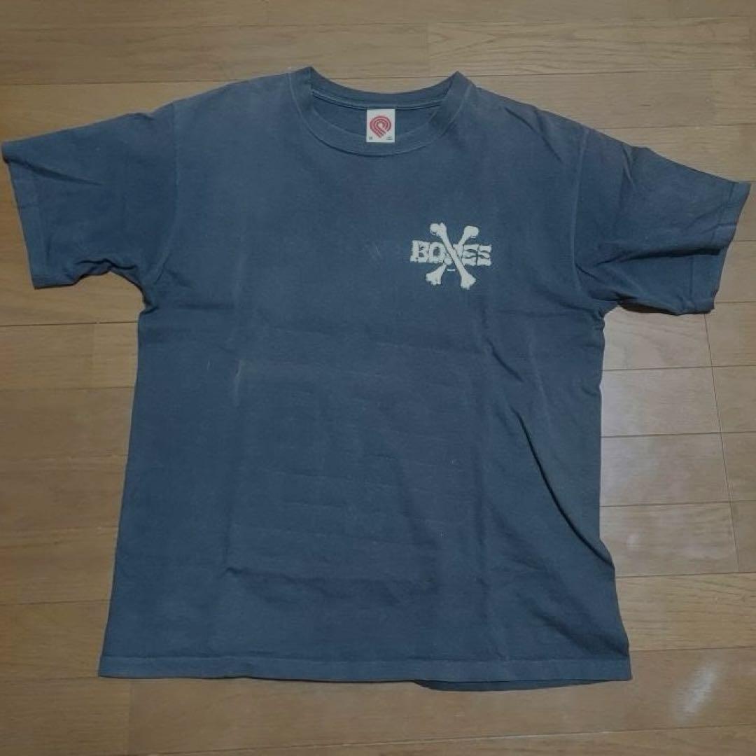 POWELL PERALTA BONES Tシャツ M チャコールグレー 白