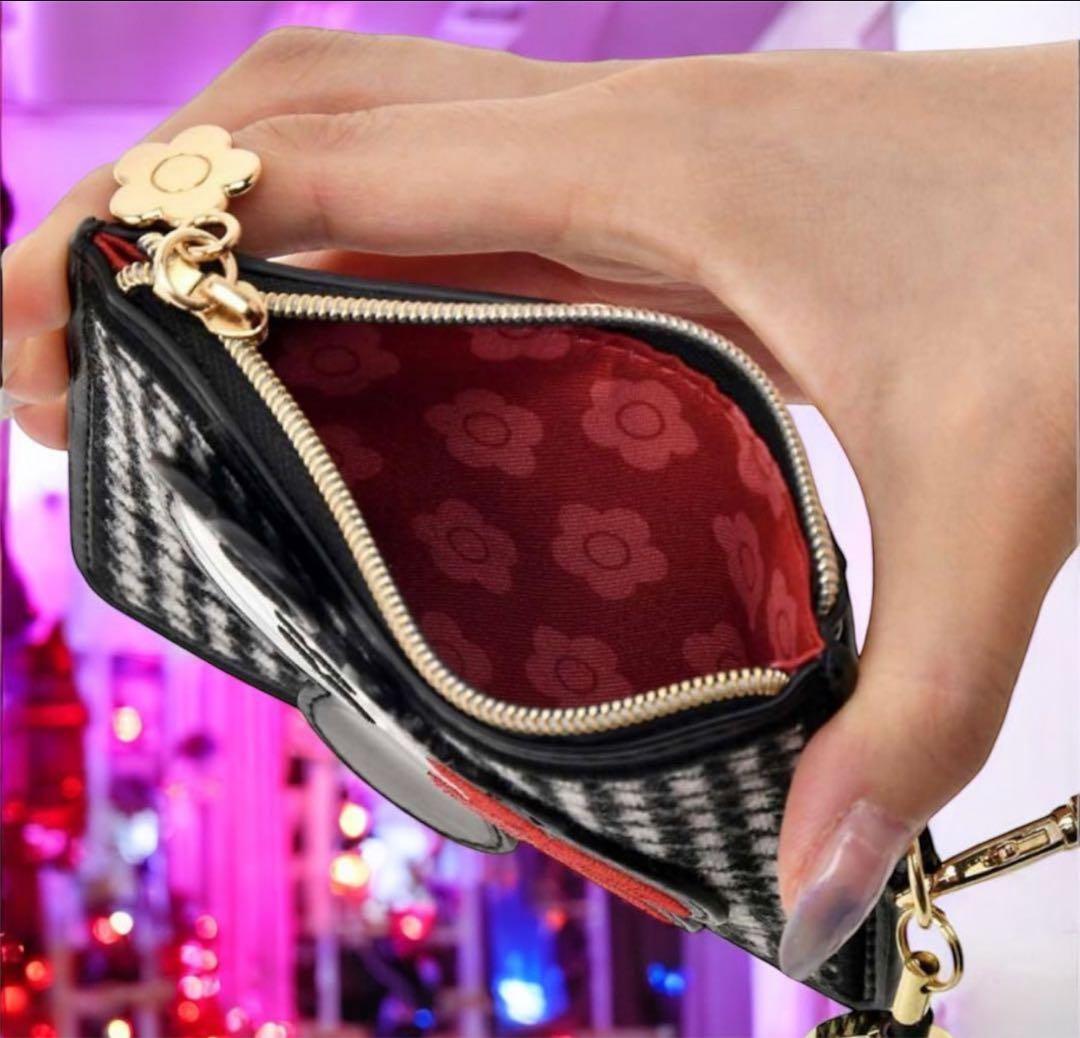 ディズニー×マリークワント♡三つ折り財布＆ファスナー付きパスケースセット新品