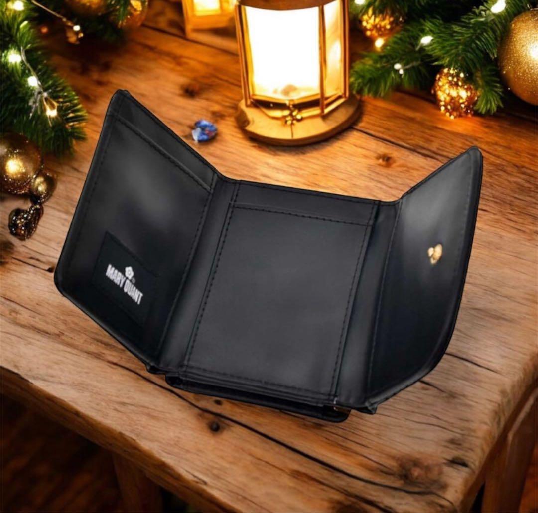 ディズニー×マリークワント♡三つ折り財布＆ファスナー付きパスケースセット新品