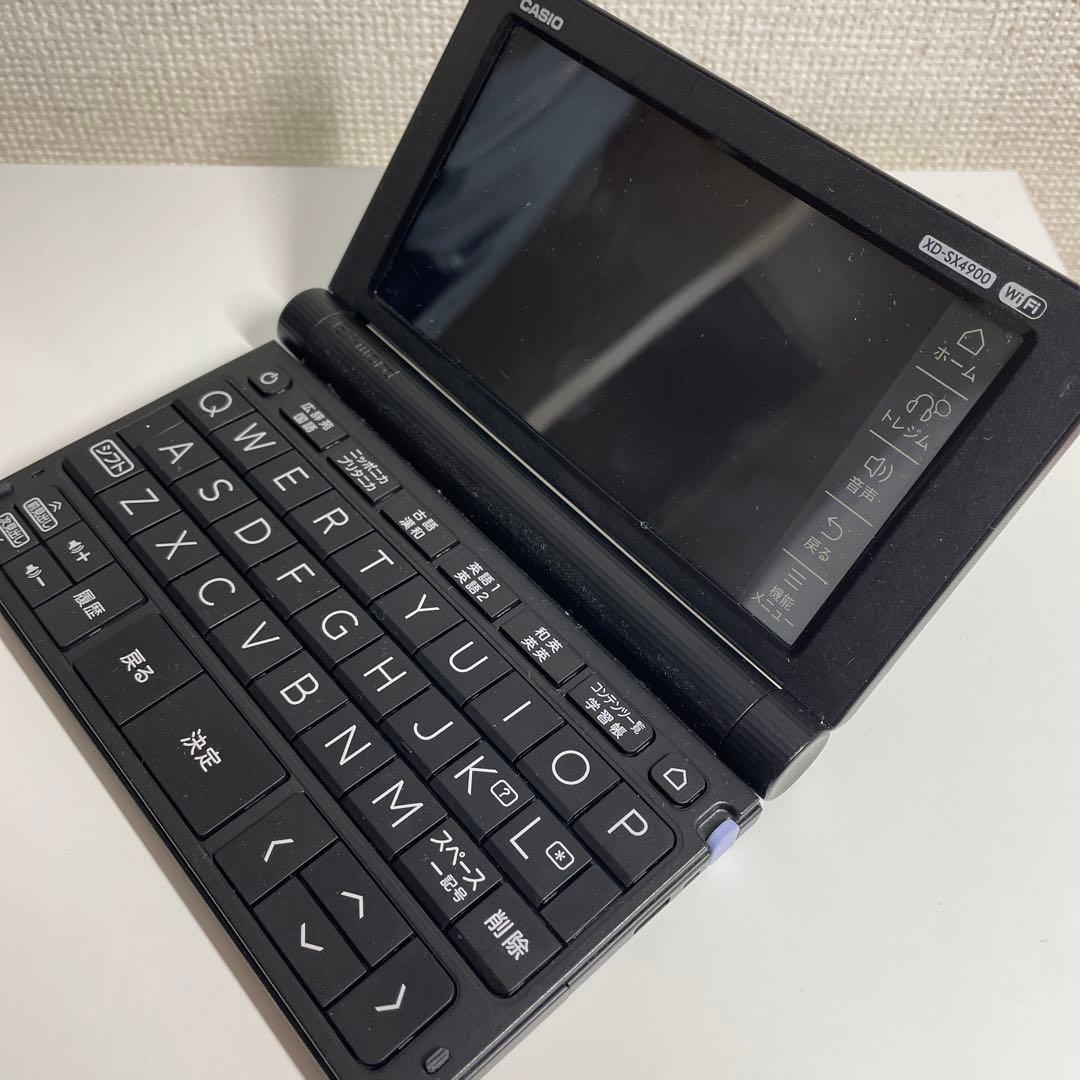 電子辞書　CASIO XD-SX4900 Wi-Fi