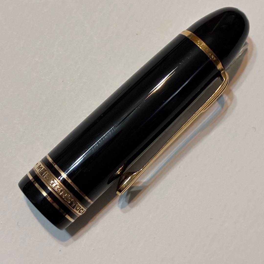 モンブラン　149 金白金　3帯　白帯　万年筆　70年代14C
