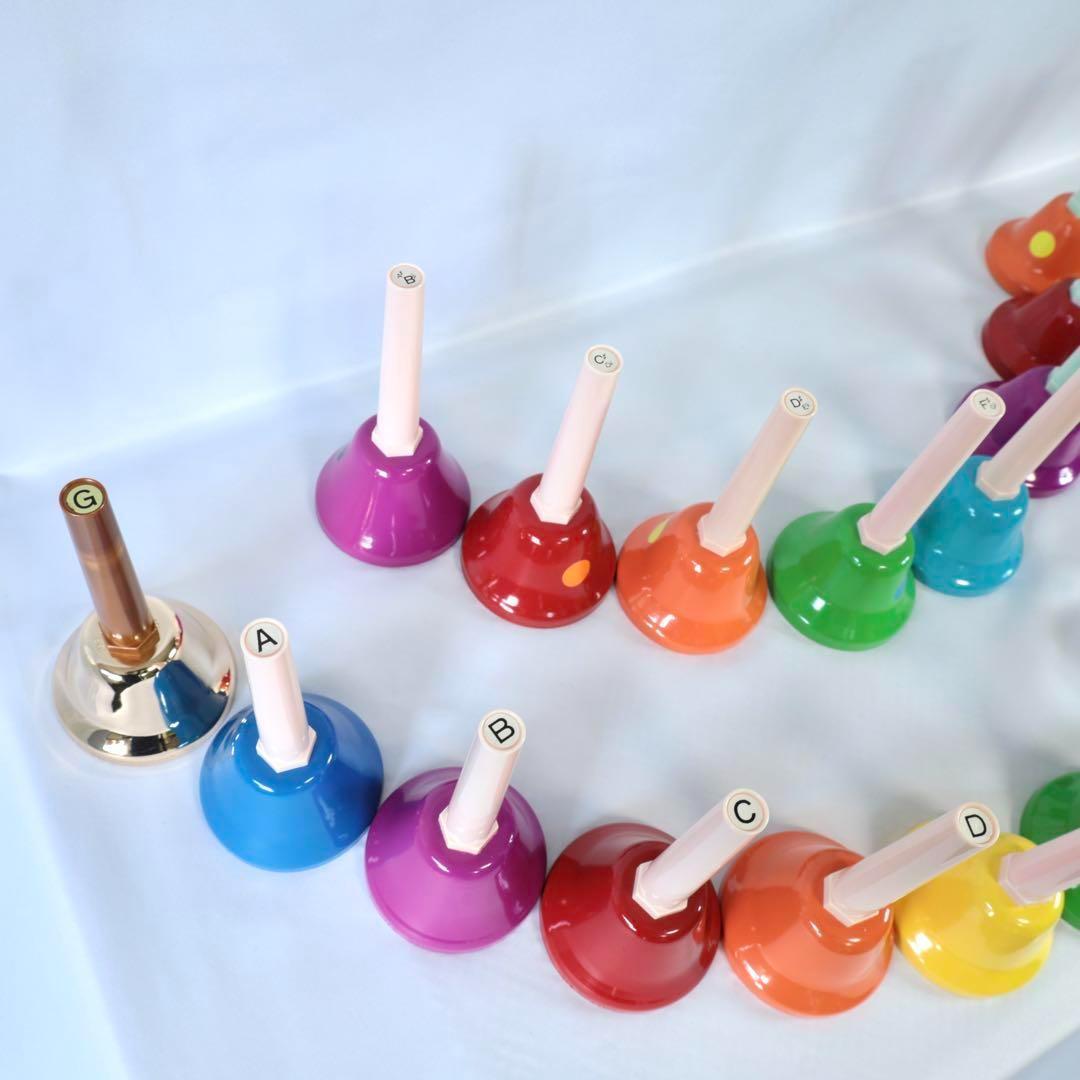 ウチダ　ミュージックハンドベル カラー 2１音セット