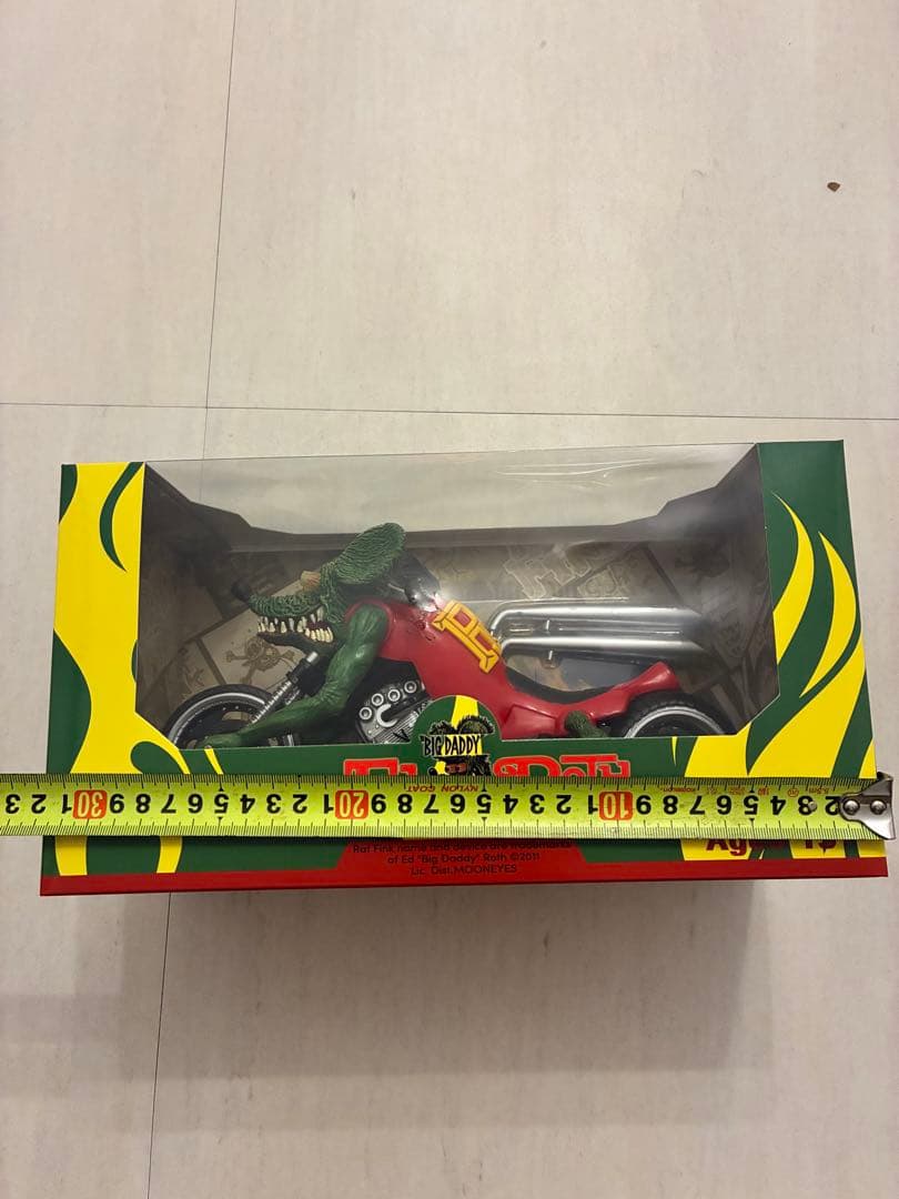 箱付き/ラットフィンク/Rat Fink/バイク/フィギュア/スタチュー