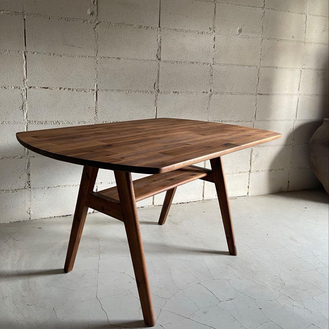 美品　unico ウニコ　SWELLA ダイニングテーブル　棚　リビングテーブル